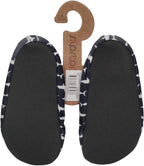 SLIPSTOP Kinder Hausschuhe Badeschuhe DIVE Haie navy-1