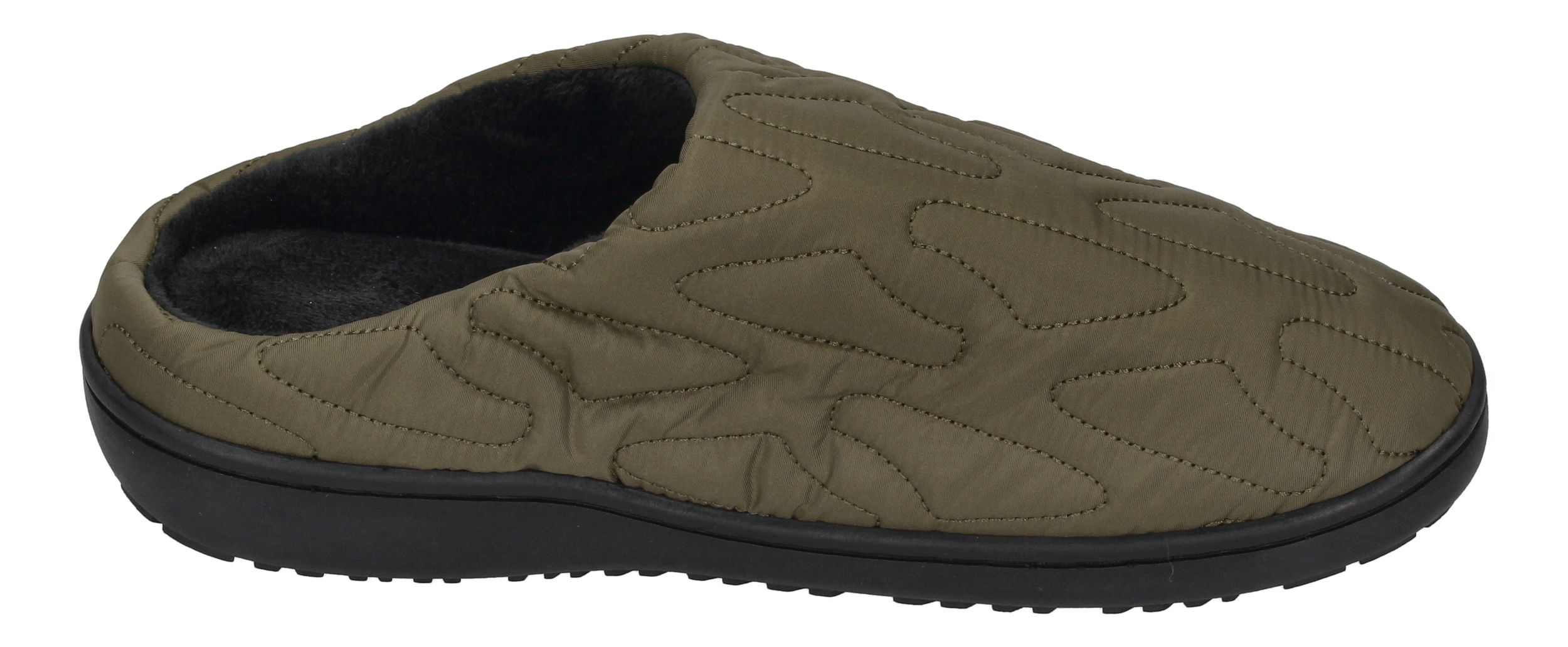 SUBU Pantoletten Hausschuhe PERMANENT OUTLINE khaki