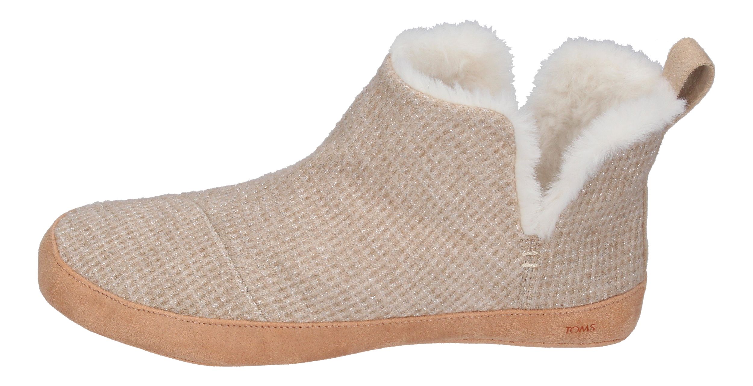 TOMS Damenschuhe - Hausschuhe LOLA 10020152 - oatmeal metallic