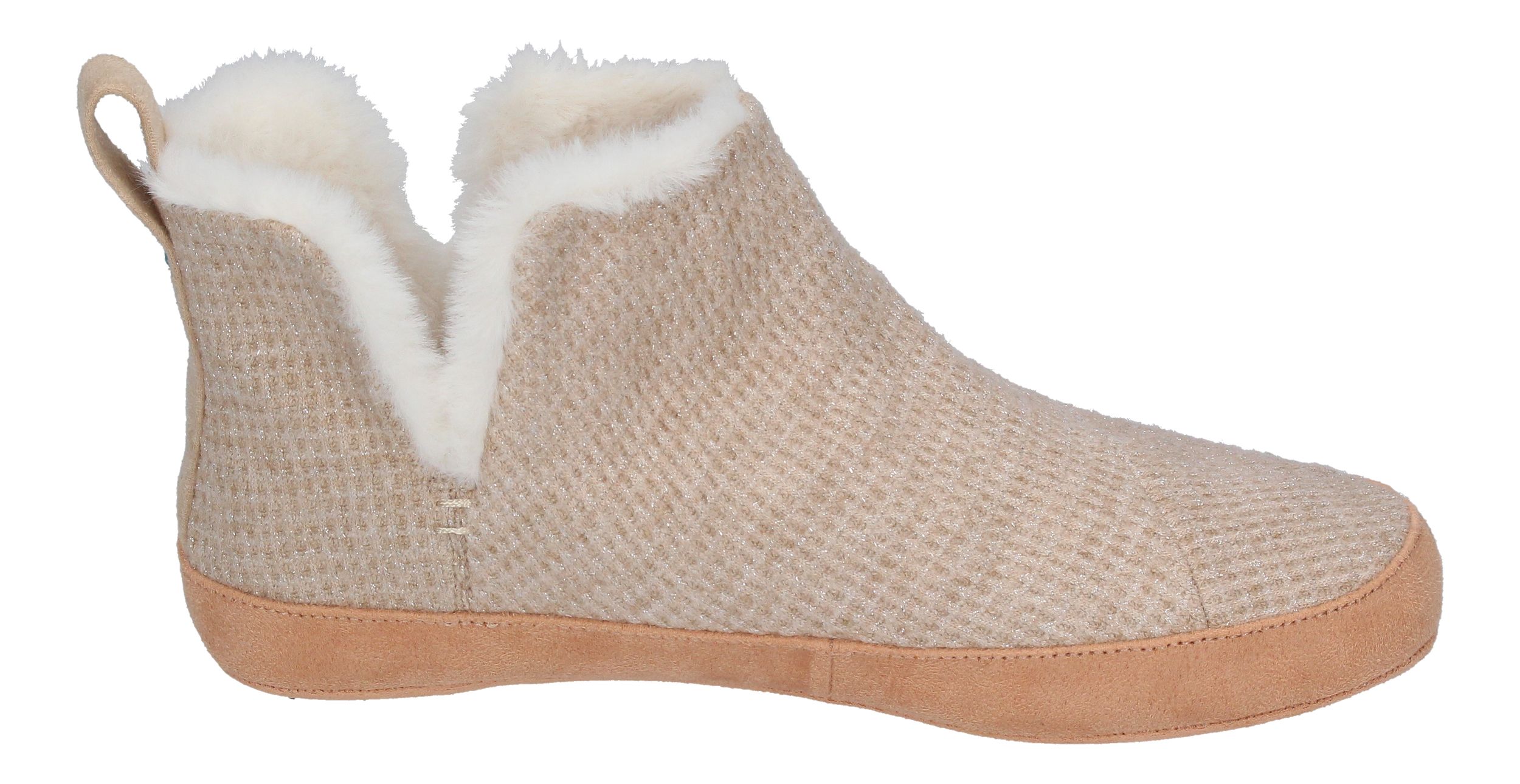 TOMS Damenschuhe - Hausschuhe LOLA 10020152 - oatmeal metallic