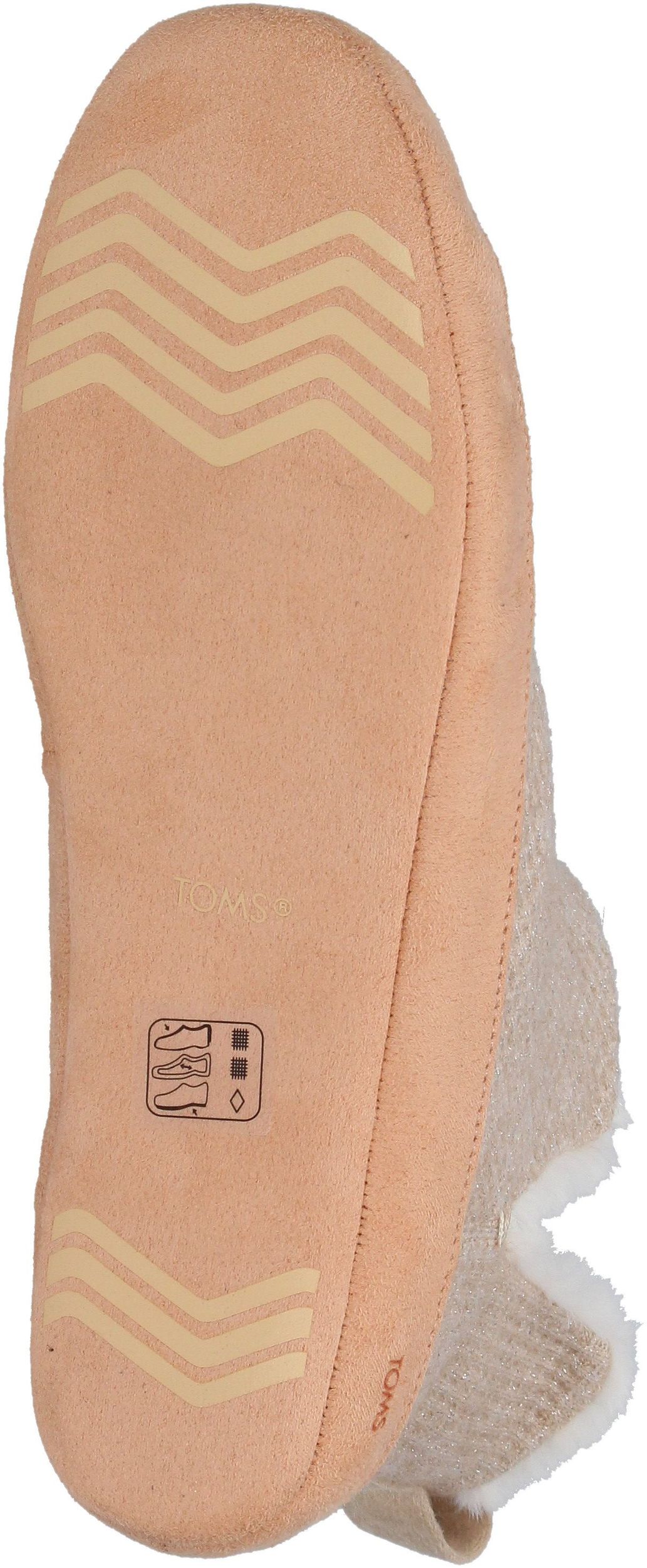 TOMS Damenschuhe - Hausschuhe LOLA 10020152 - oatmeal metallic