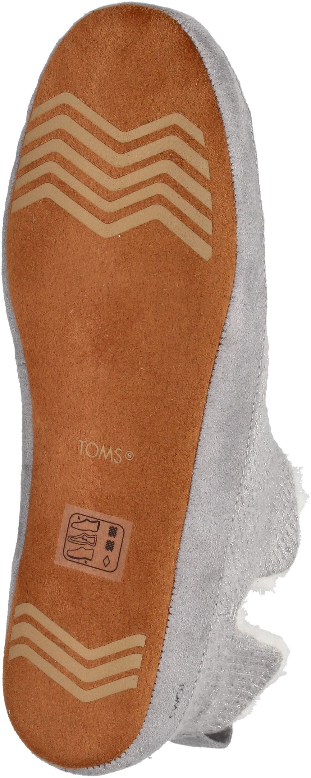 TOMS Damenschuhe - Hausschuhe LOLA 10020152 - drizzle grey metallic