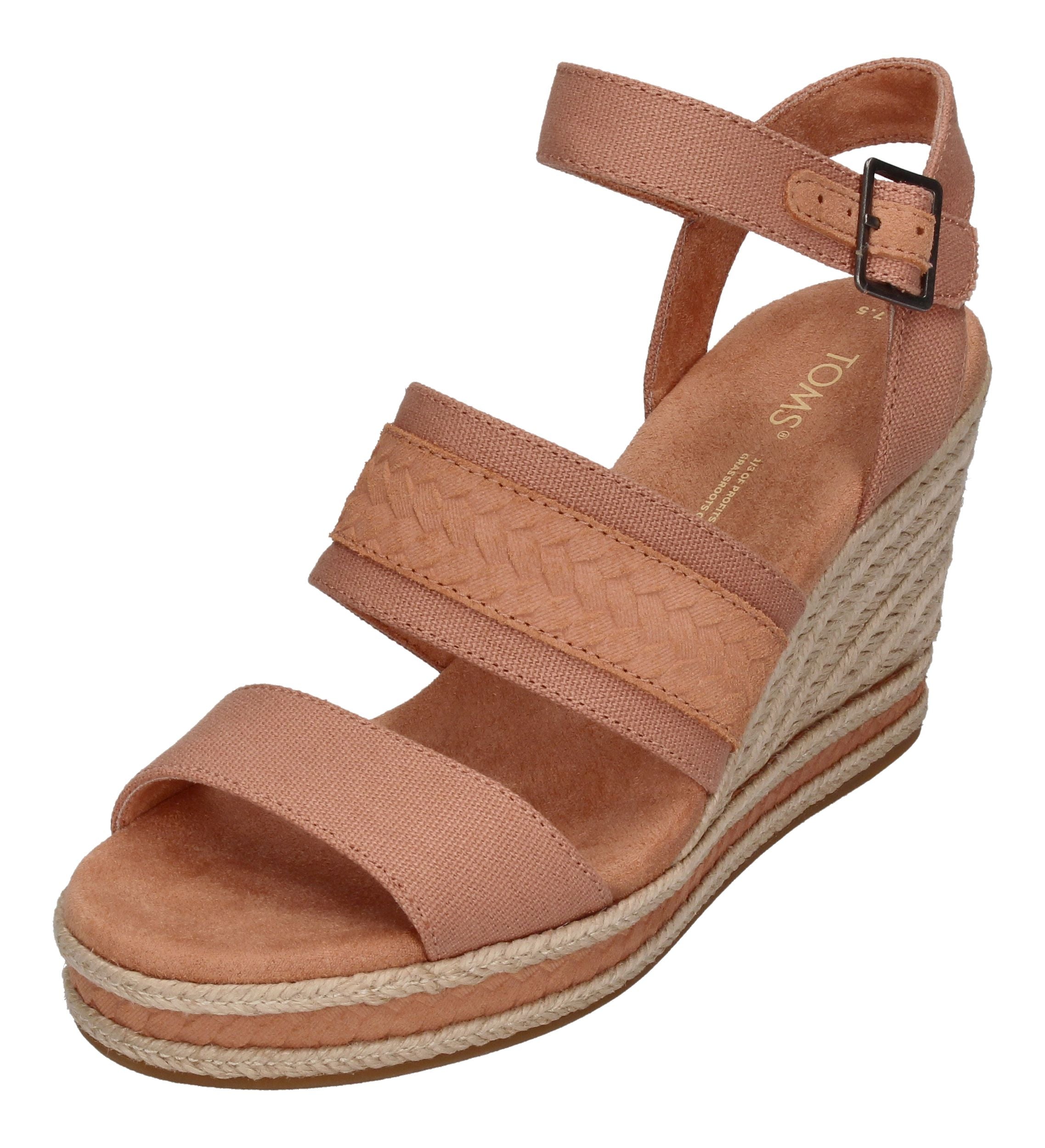 TOMS Damenschuhe Sandalen - MADELYN 10019717 - brown-0