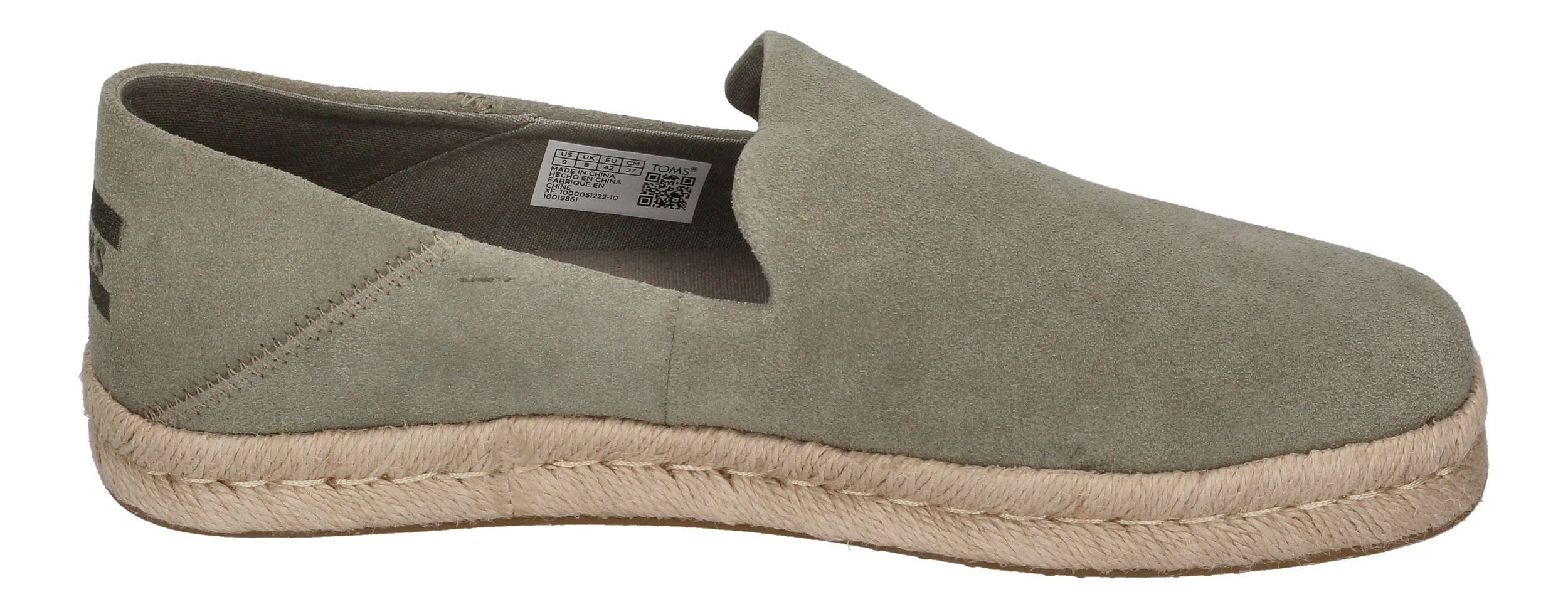 TOMS Herren Espadrilles SANTIAGO 10019861 vetiver grey-3