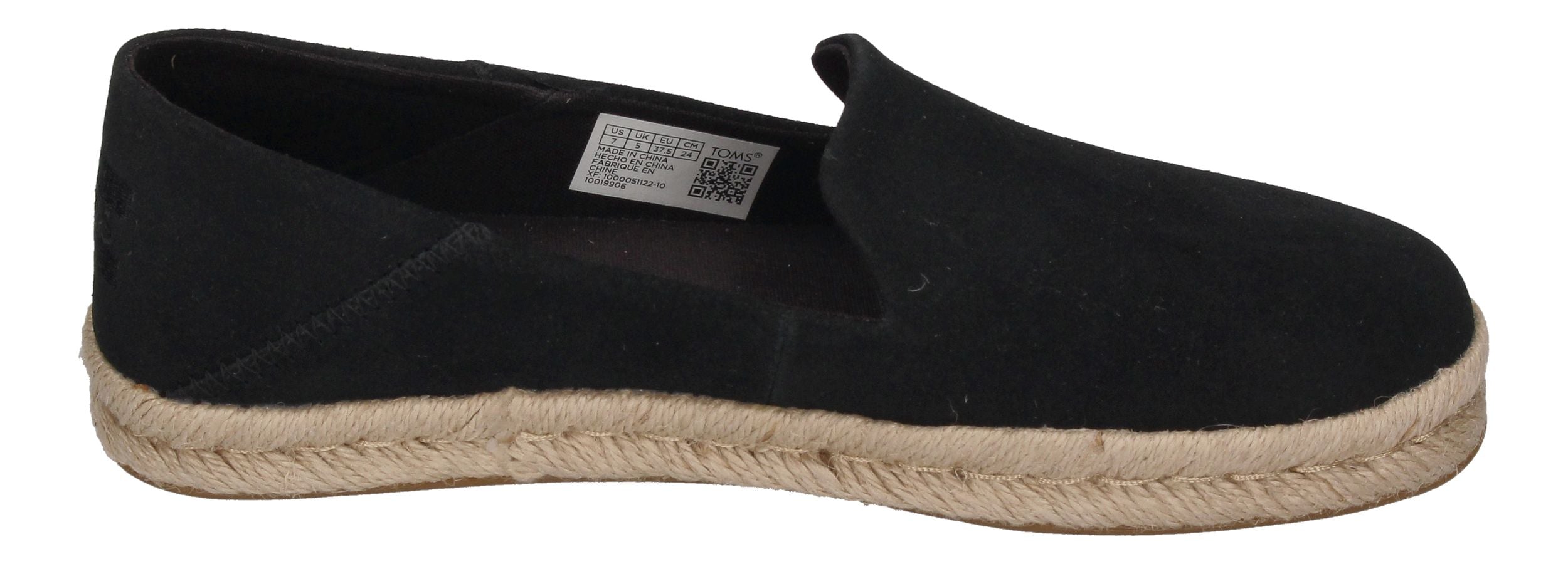 TOMS Espadrilles - SANTIAGO 10019906 - black suede-3