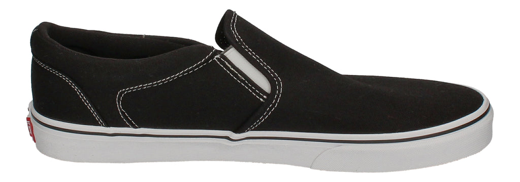 VANS in Übergrößen - SlipOns ASHER - canvas black white-3