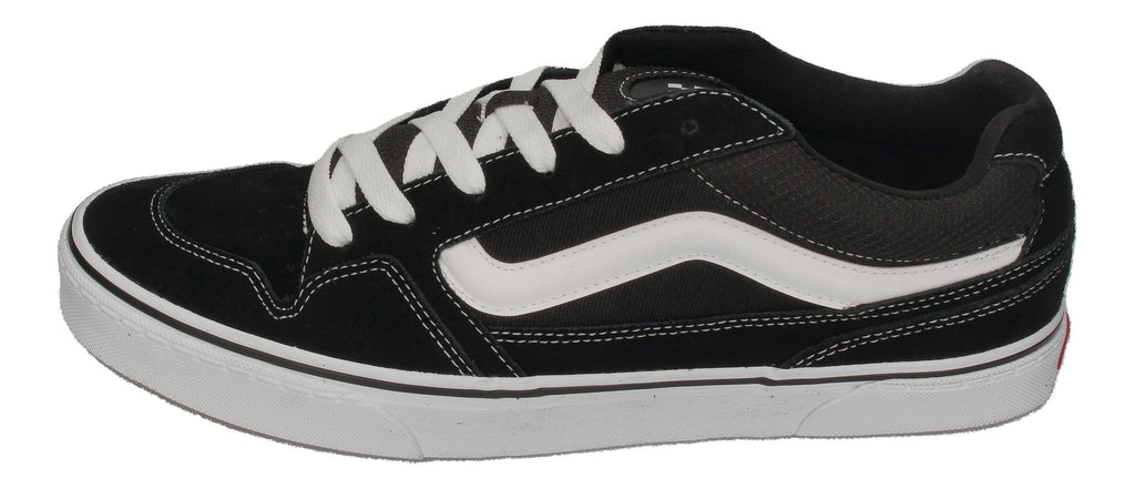 VANS in Übergrößen - CALDRONE Suede Mesh - black white-1