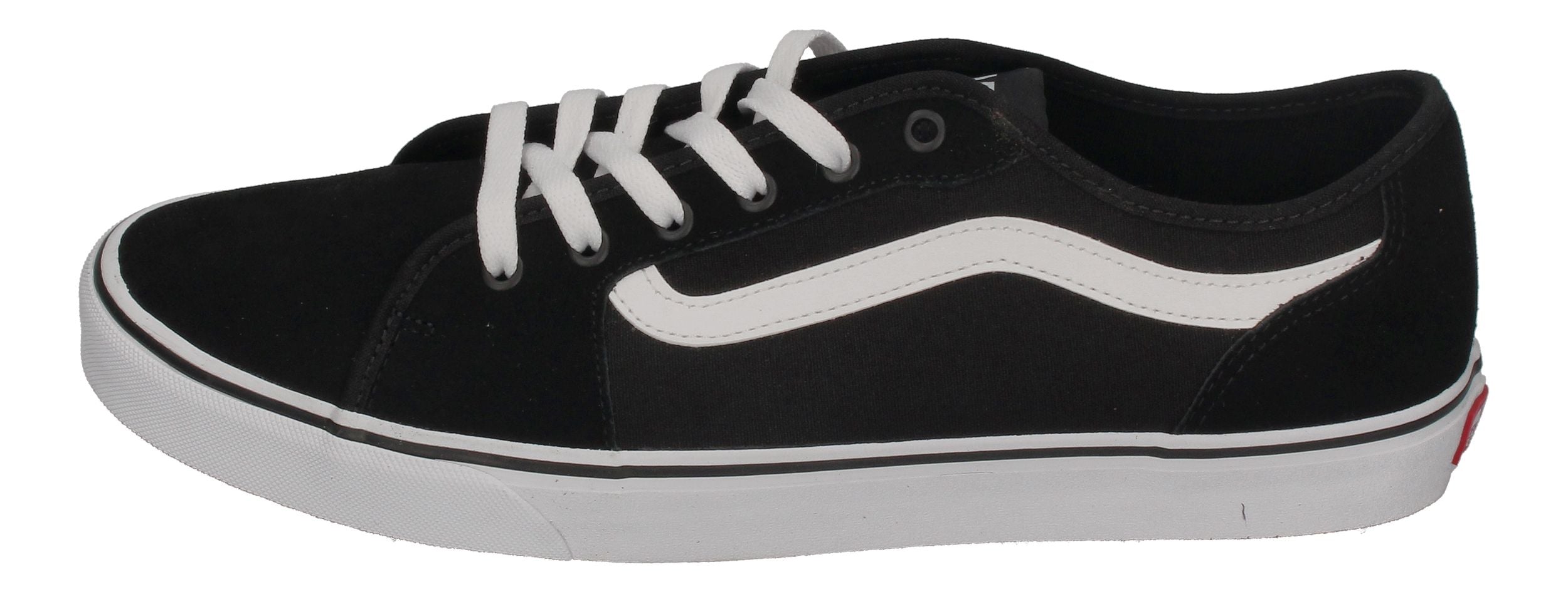 VANS in Übergrößen FILMORE DECON Suede Canvas black white-1