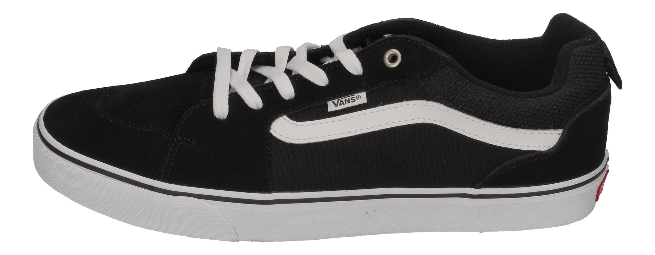 VANS in Übergrößen - FILMORE (Suede Canvas) black white-1