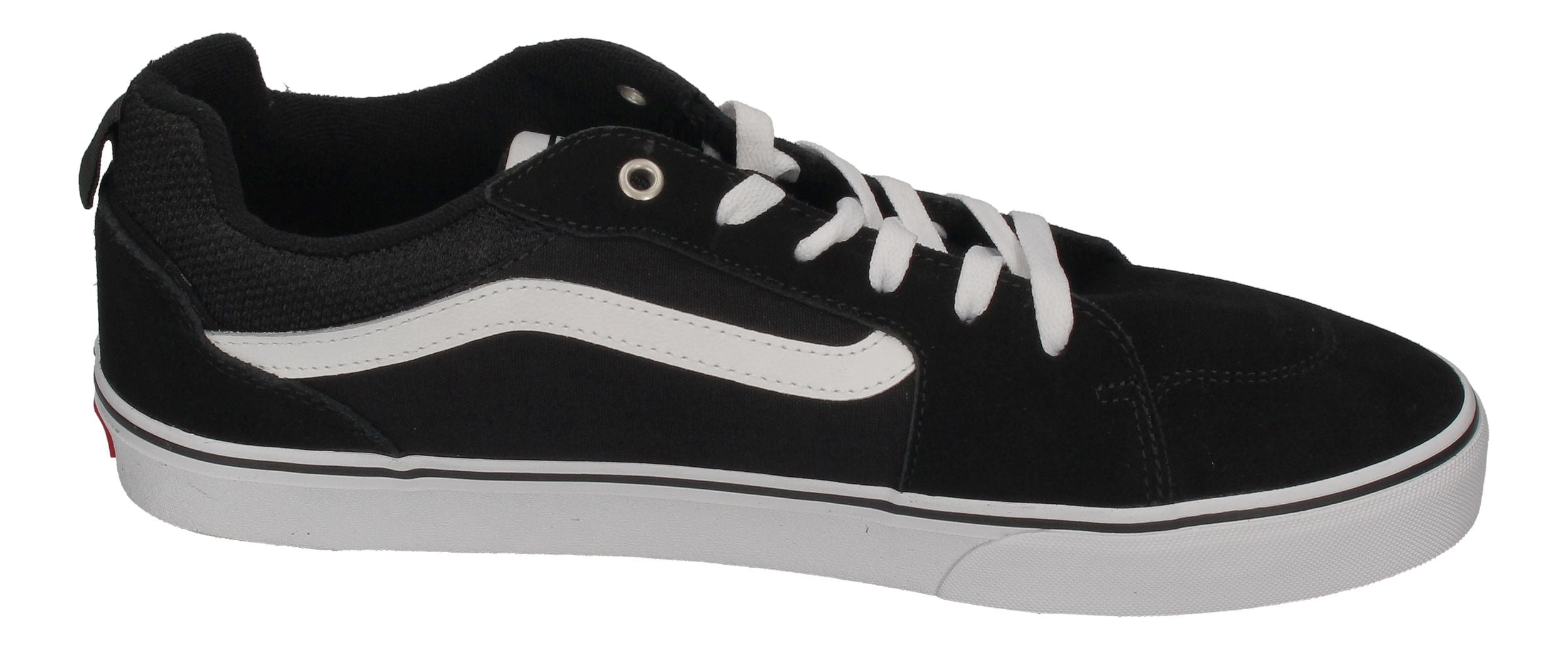 VANS in Übergrößen - FILMORE (Suede Canvas) black white-3