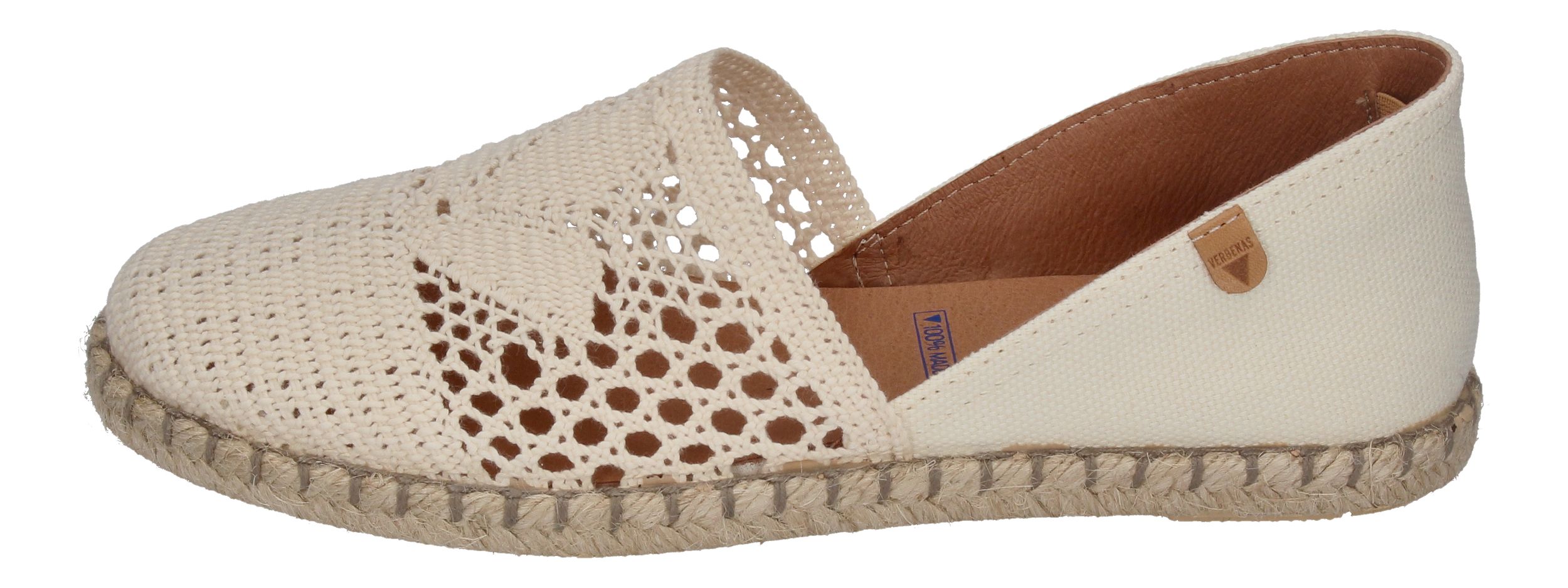 VERBENAS Damen Espadrilles CARMEN CROCHET LINO - crudo-1
