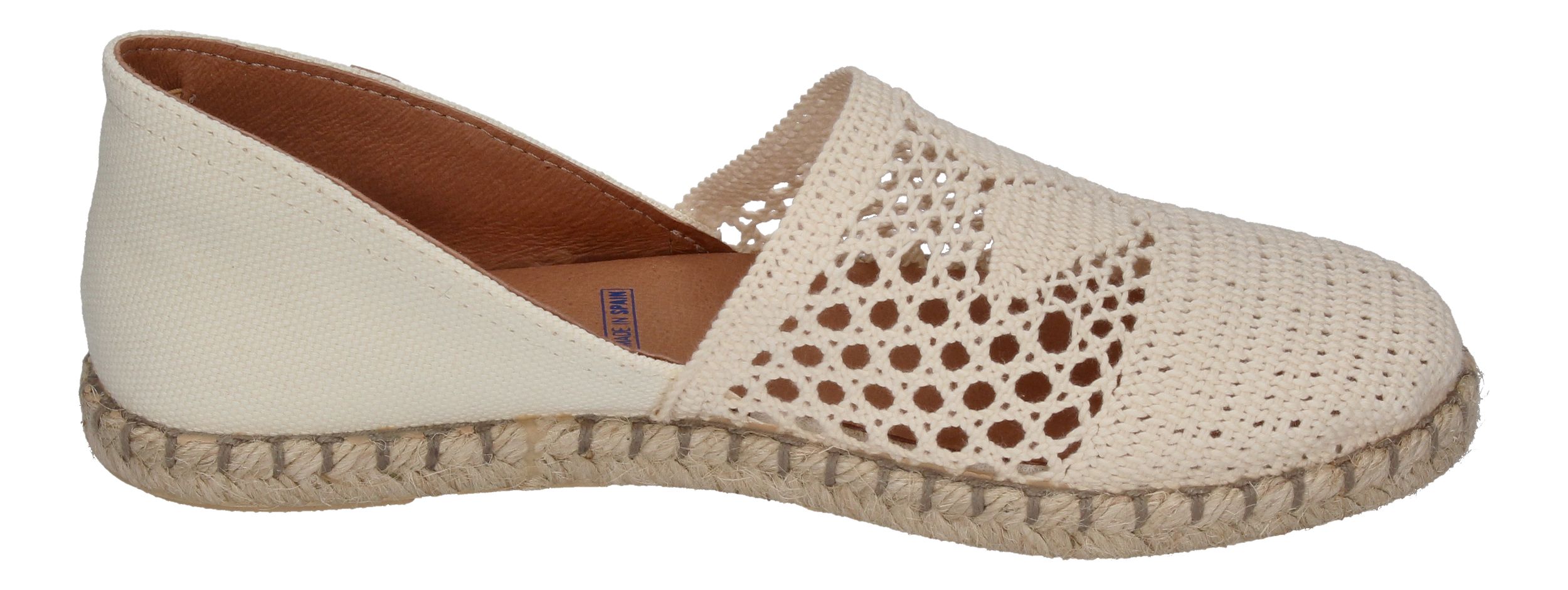VERBENAS Damen Espadrilles CARMEN CROCHET LINO - crudo-3