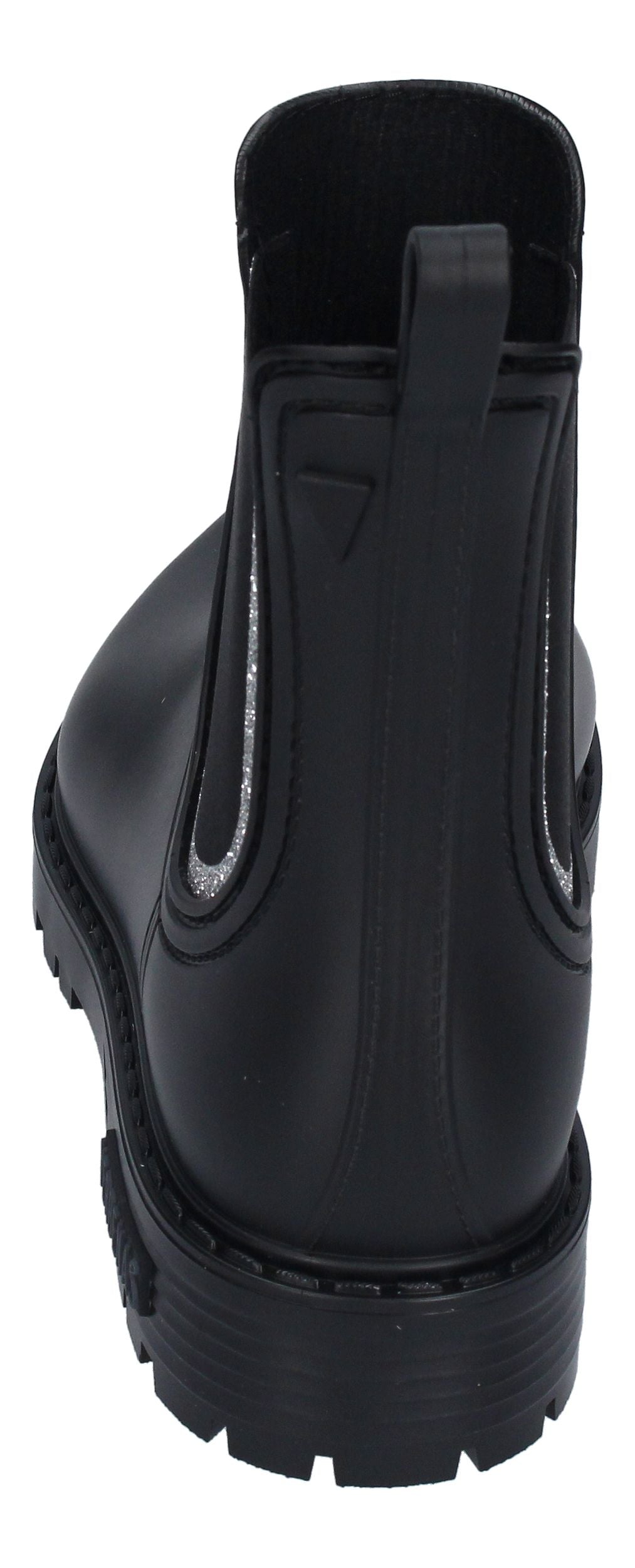 VERBENAS Gummistiefel - GAUDI MATE GLITTER - negro plata-4