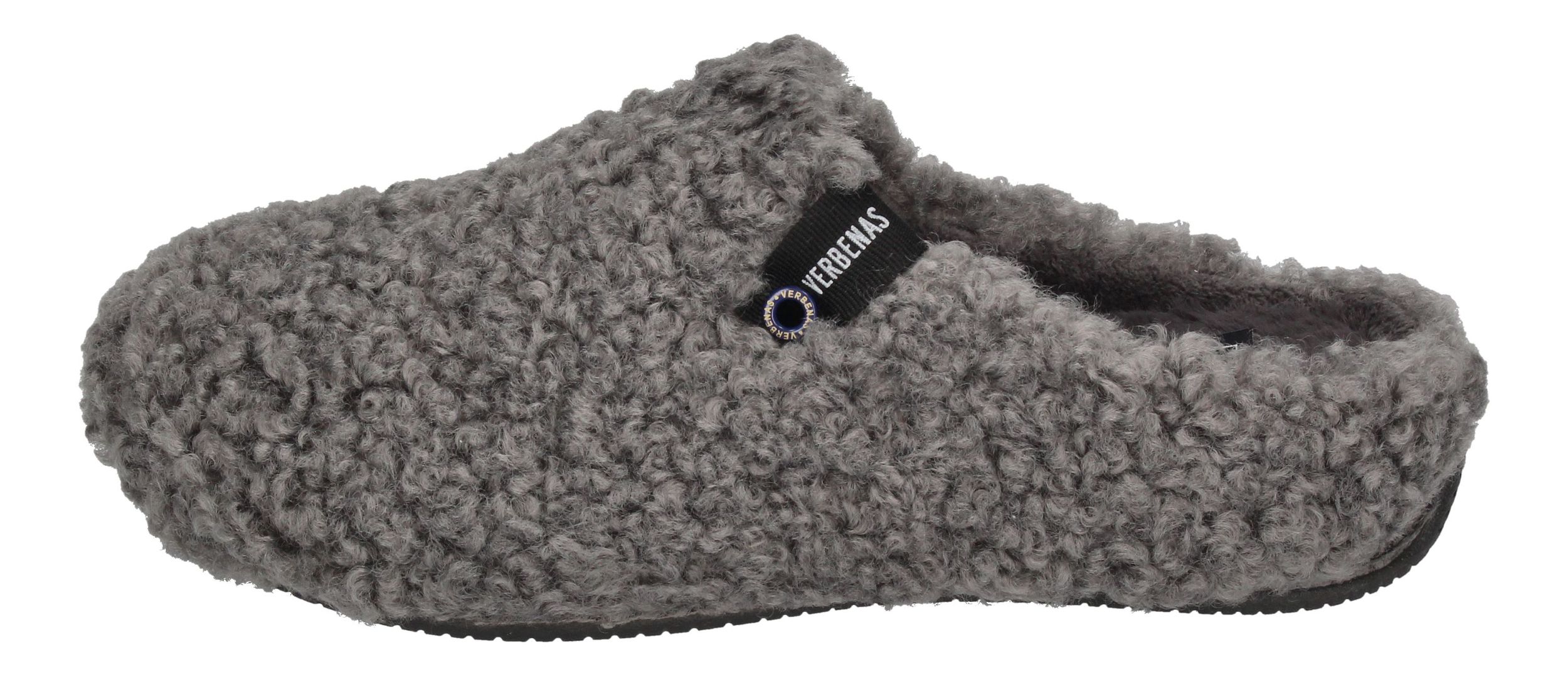 VERBENAS Damen Hausschuhe - YORK CURLY - antracita