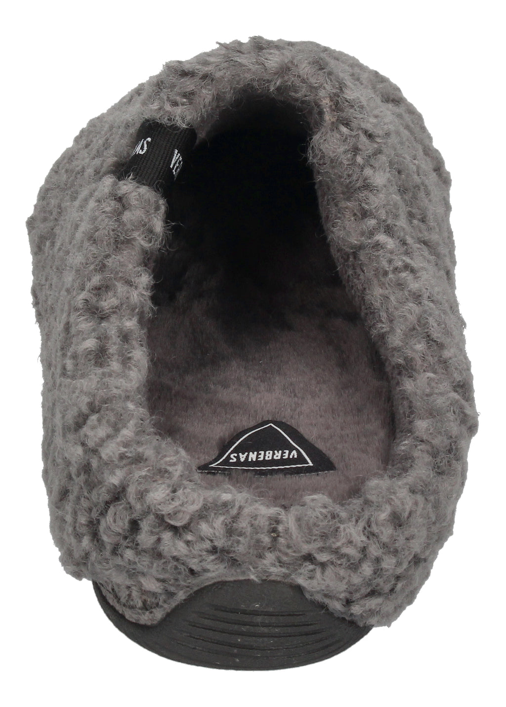 VERBENAS Damen Hausschuhe - YORK CURLY - antracita