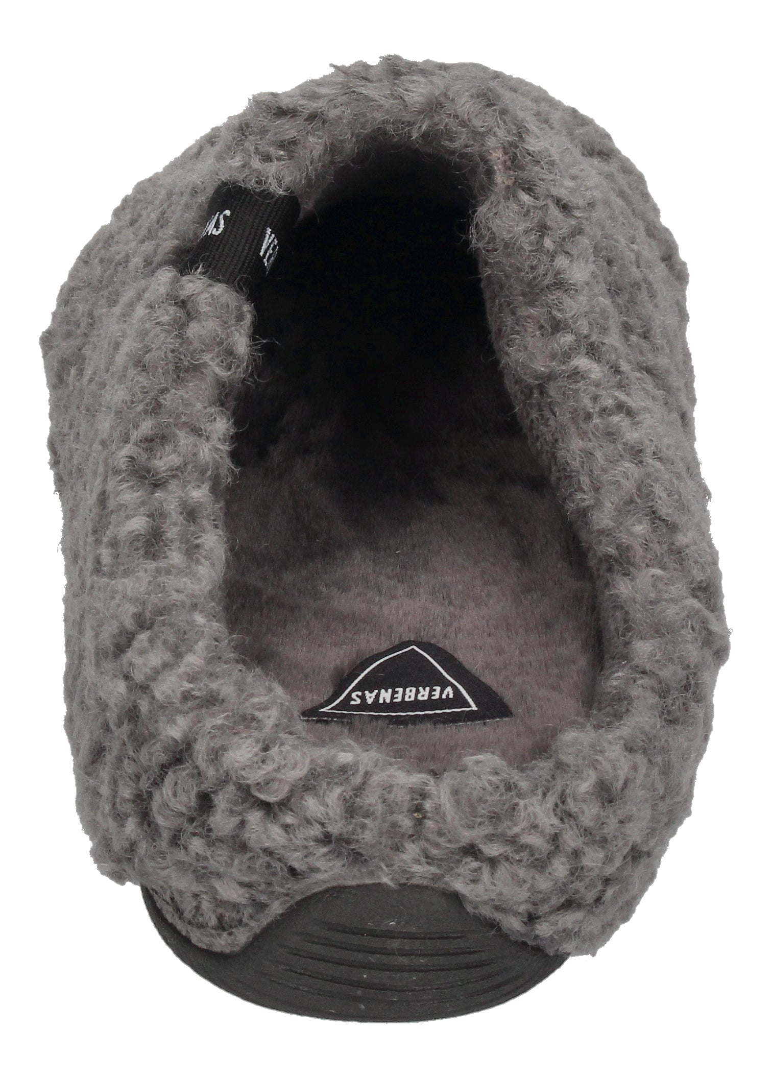 VERBENAS Damen Hausschuhe - YORK CURLY - antracita