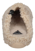 VERBENAS Damen Hausschuhe - YORK CURLY - beige