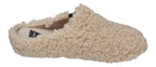 VERBENAS Damen Hausschuhe - YORK CURLY - beige