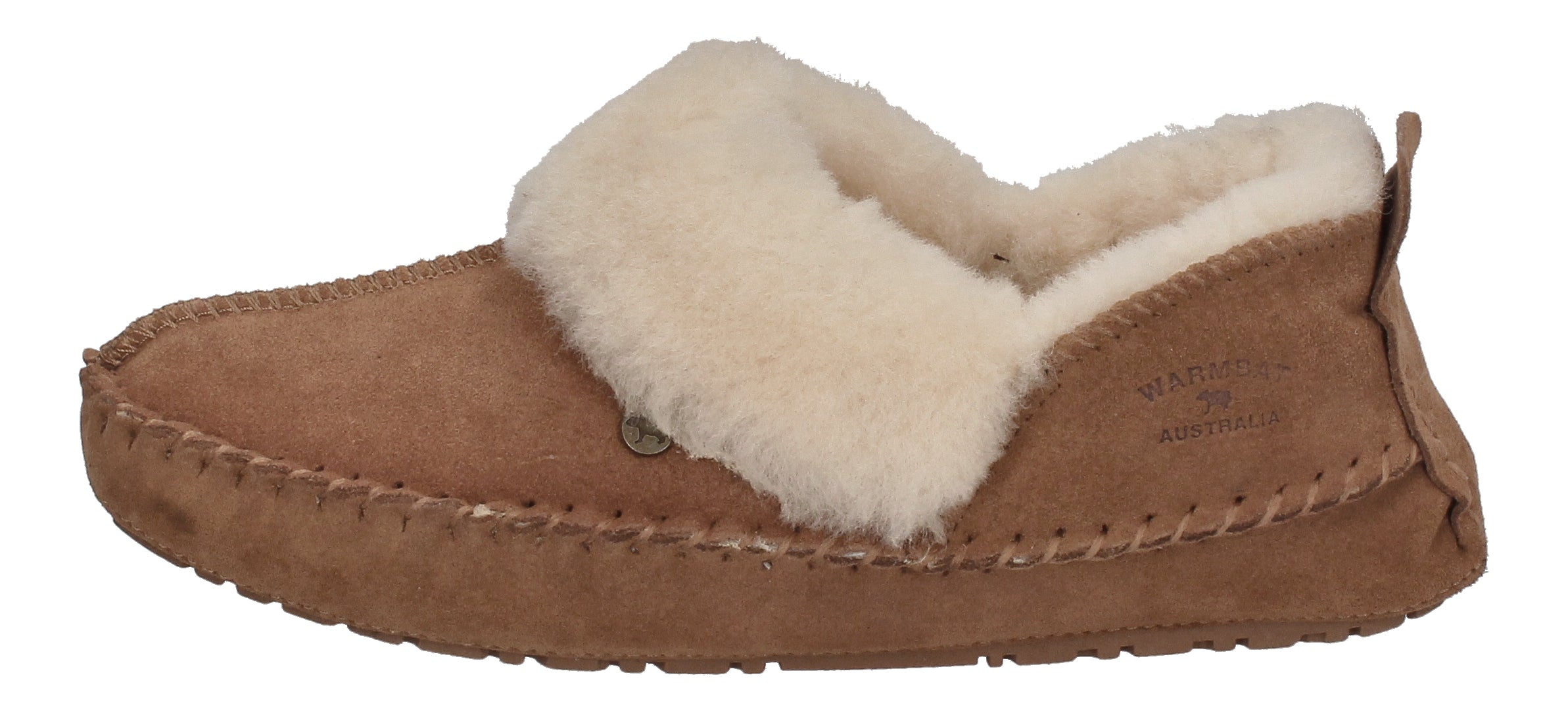 WARMBAT Damenschuhe Hausschuhe BARRINE SUEDE - cognac-1