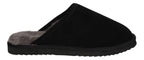 WARMBAT Lammfell Hausschuhe - CLASSIC SUEDE - black-3