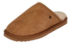 WARMBAT Lammfell Hausschuhe - CLASSIC SUEDE - cognac-0