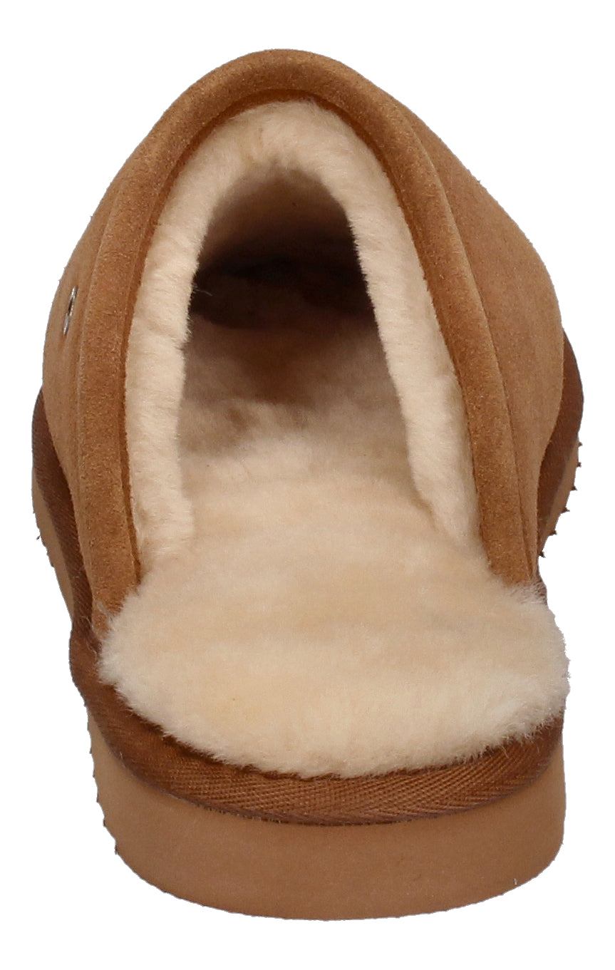 WARMBAT Lammfell Hausschuhe - CLASSIC SUEDE - cognac-4