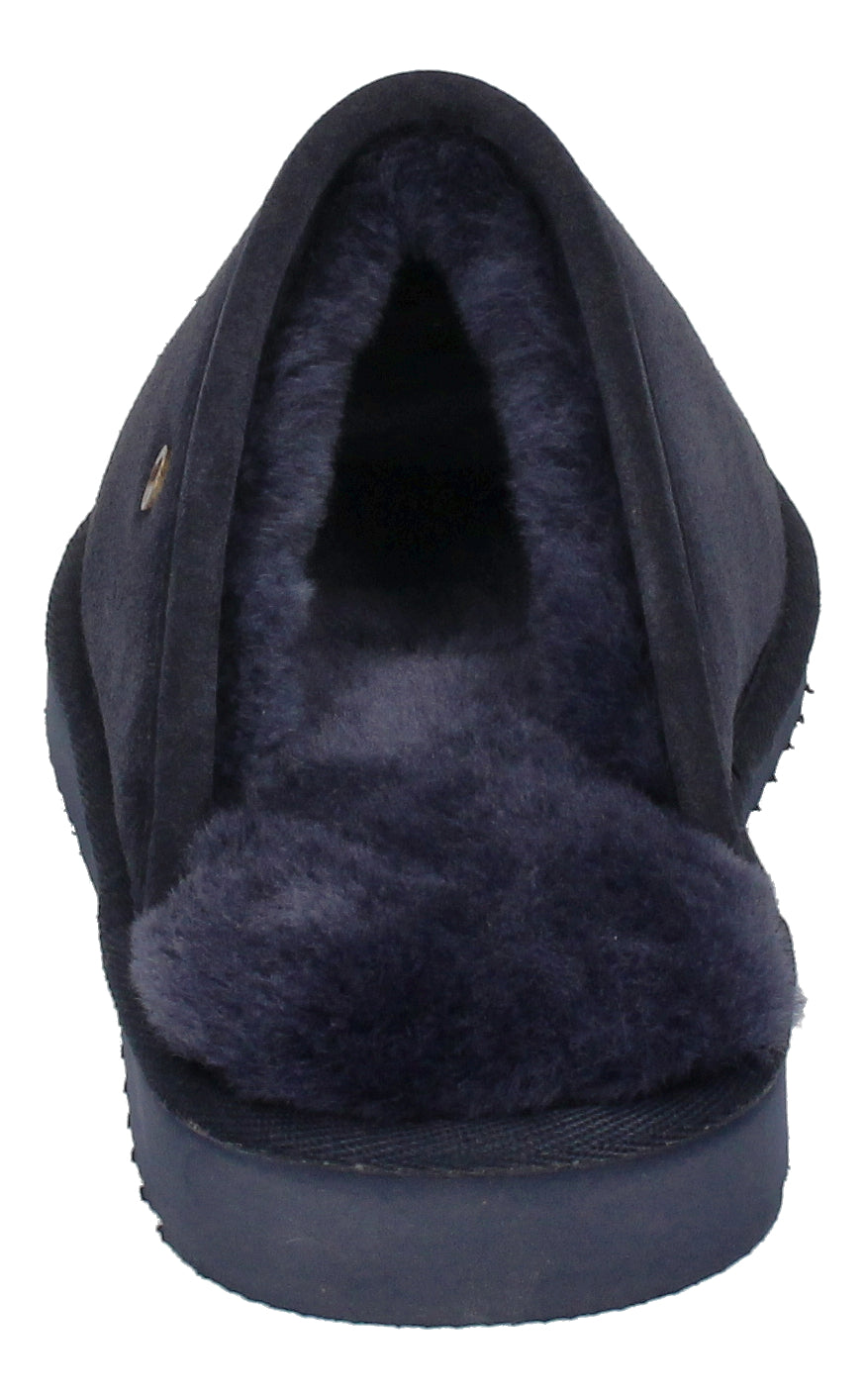 WARMBAT Lammfell Hausschuhe CLASSIC SUEDE dark navy-4