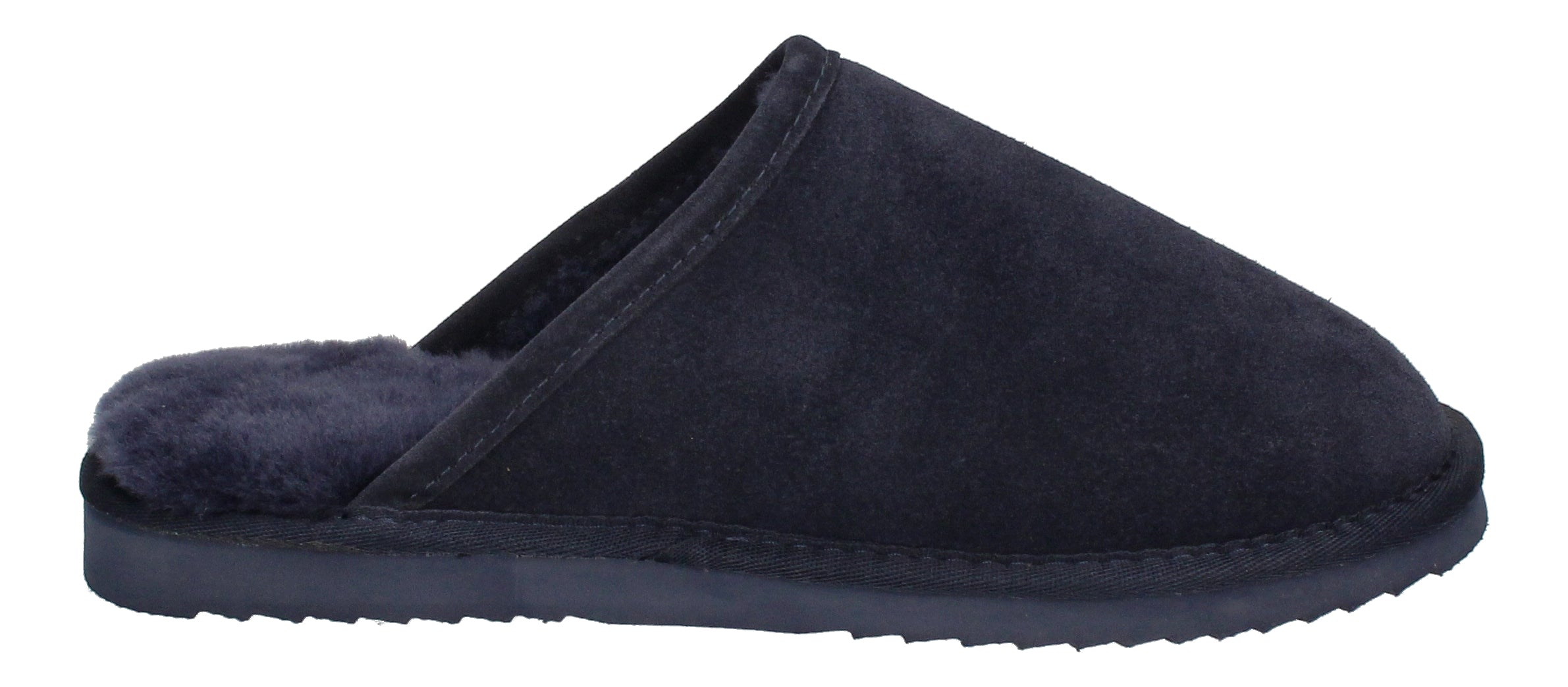 WARMBAT Lammfell Hausschuhe CLASSIC SUEDE dark navy-3