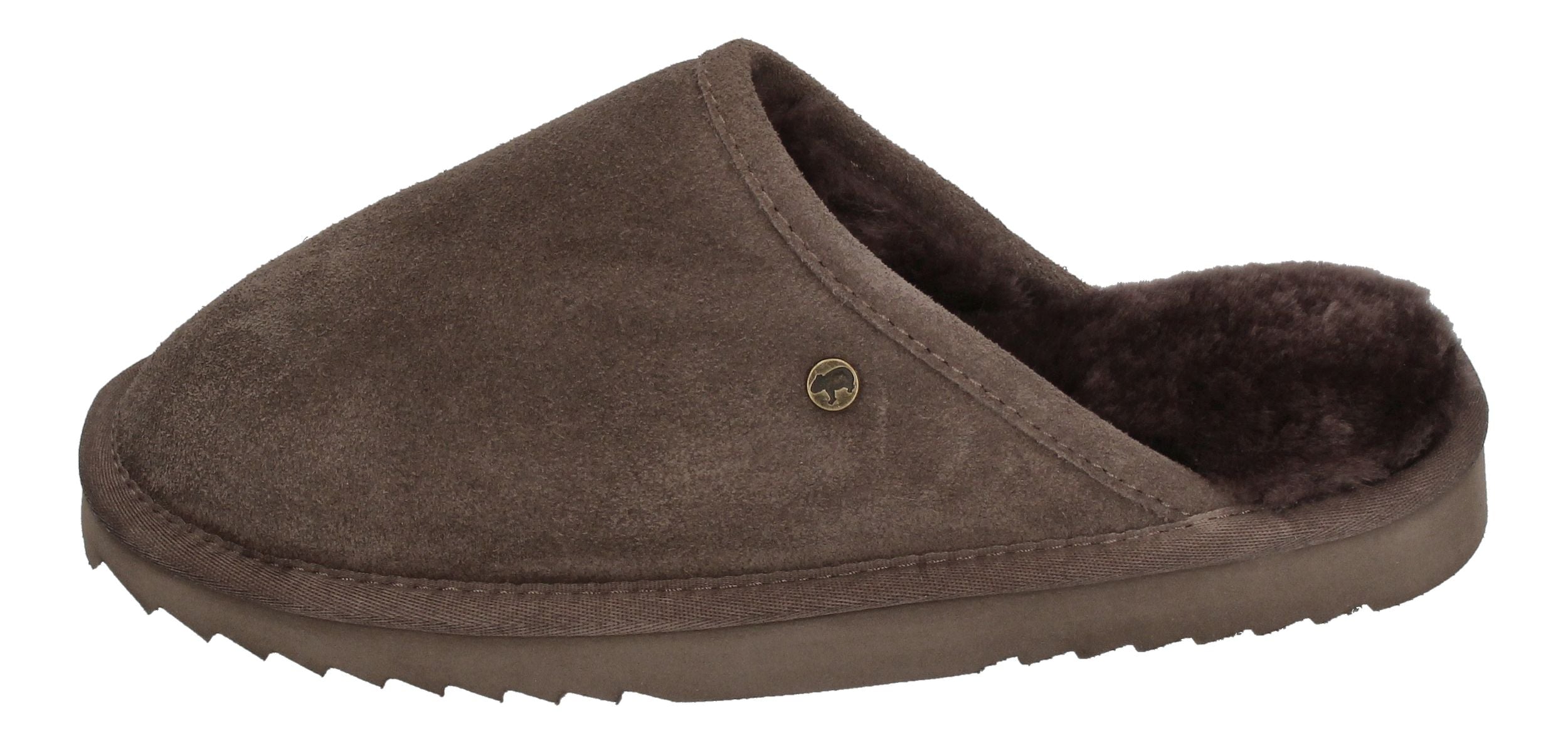 WARMBAT Herrenschuhe Hausschuhe CLASSIC SUEDE - pebble-1