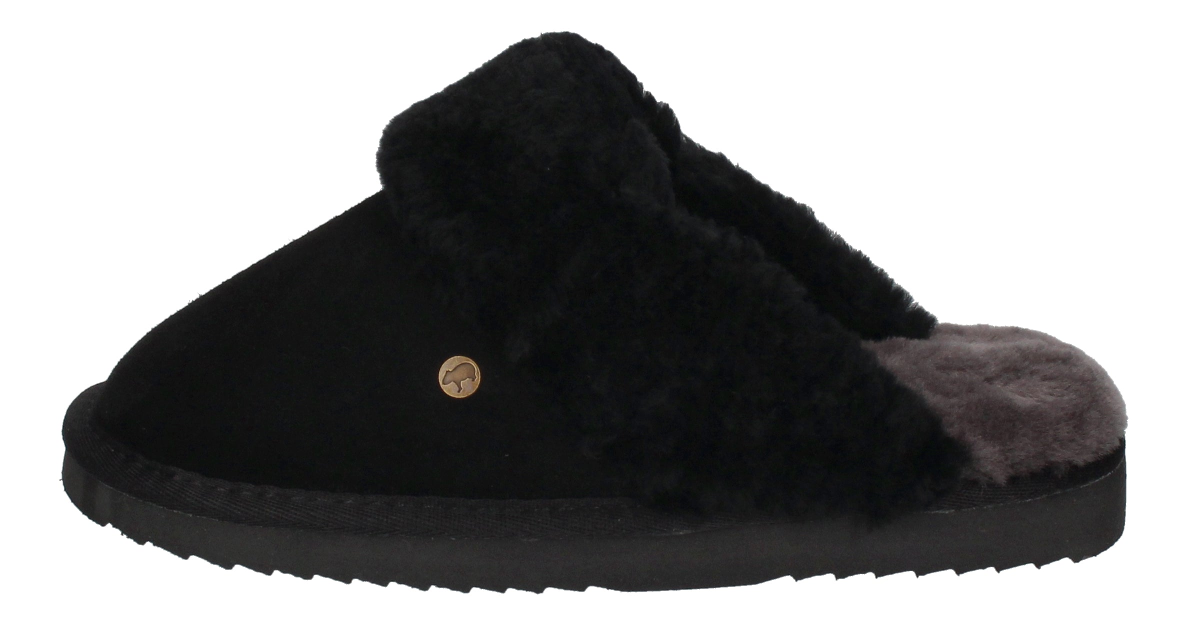 WARMBAT Damenschuhe Hausschuhe FLURRY SUEDE - black-1