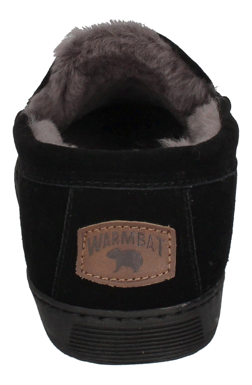 WARMBAT Herrenschuhe Hausschuhe GRIZZLY SUEDE - black-4