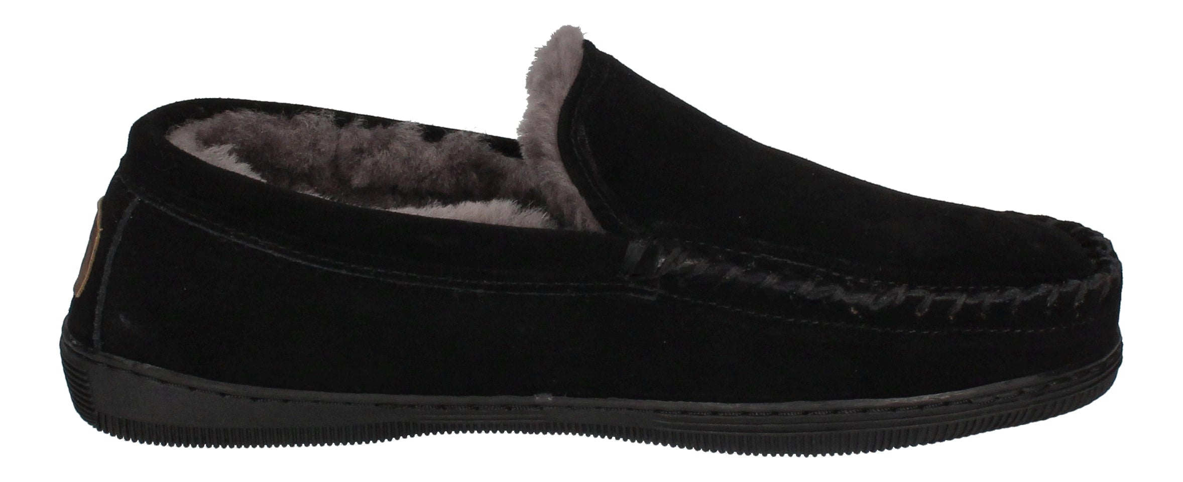 WARMBAT Herrenschuhe Hausschuhe GRIZZLY SUEDE - black-3
