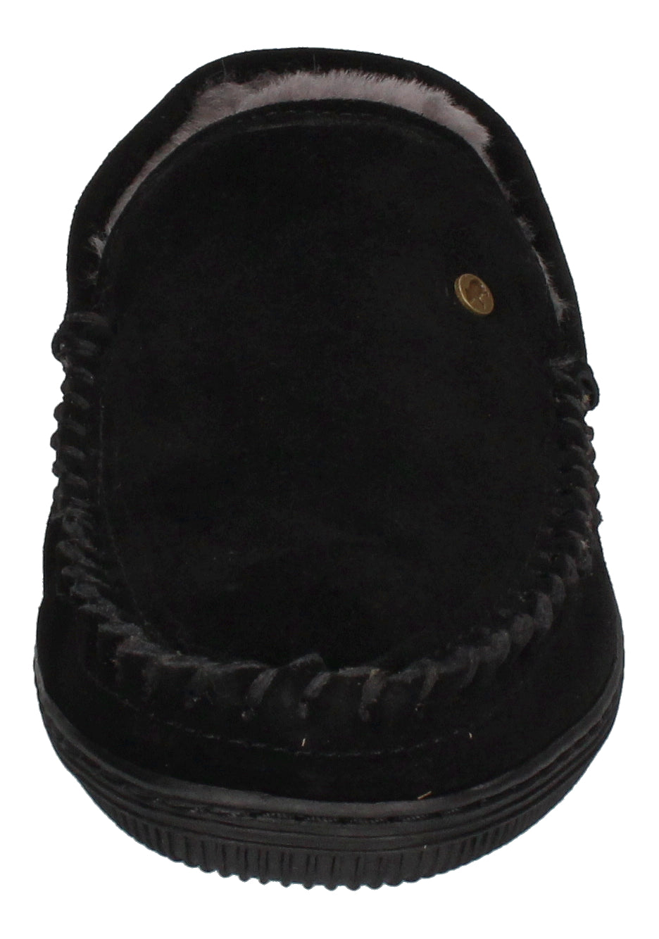 WARMBAT Herrenschuhe Hausschuhe GRIZZLY SUEDE - black-2