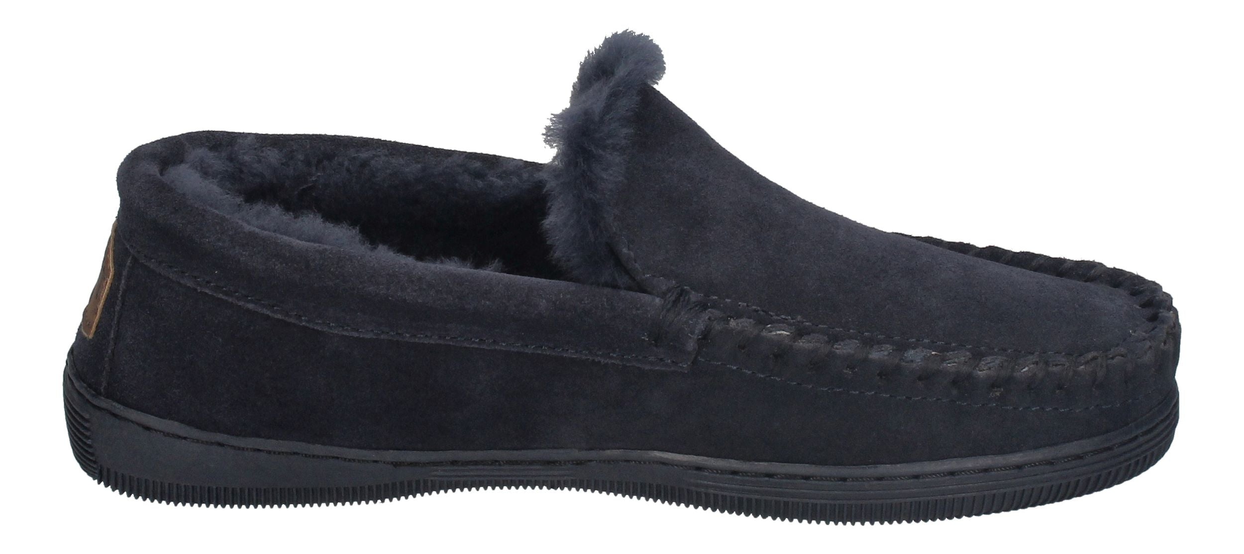 WARMBAT Herrenschuhe Hausschuhe GRIZZLY SUEDE - navy-3