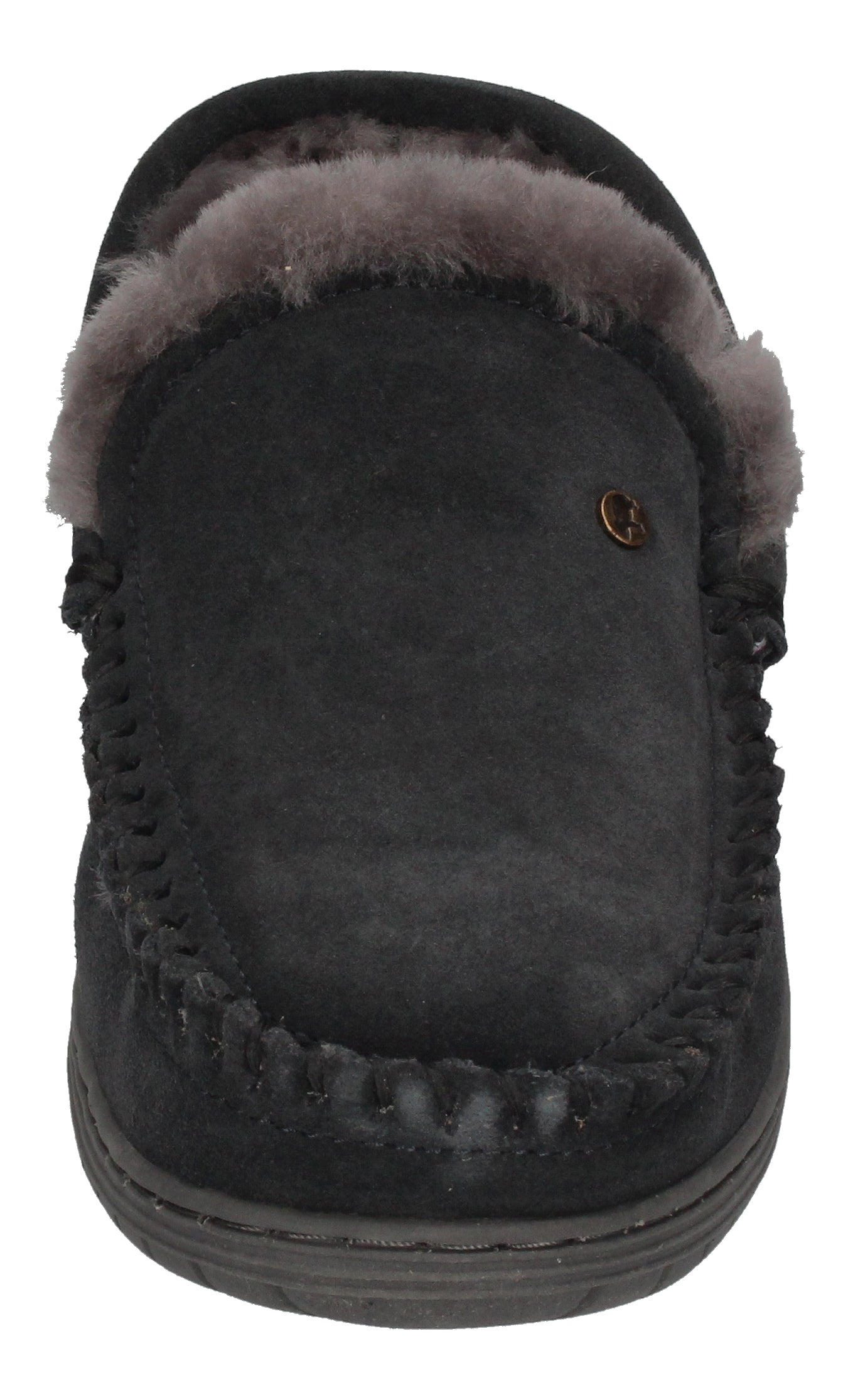 WARMBAT Herrenschuhe Hausschuhe GRIZZLY SUEDE - charcoal