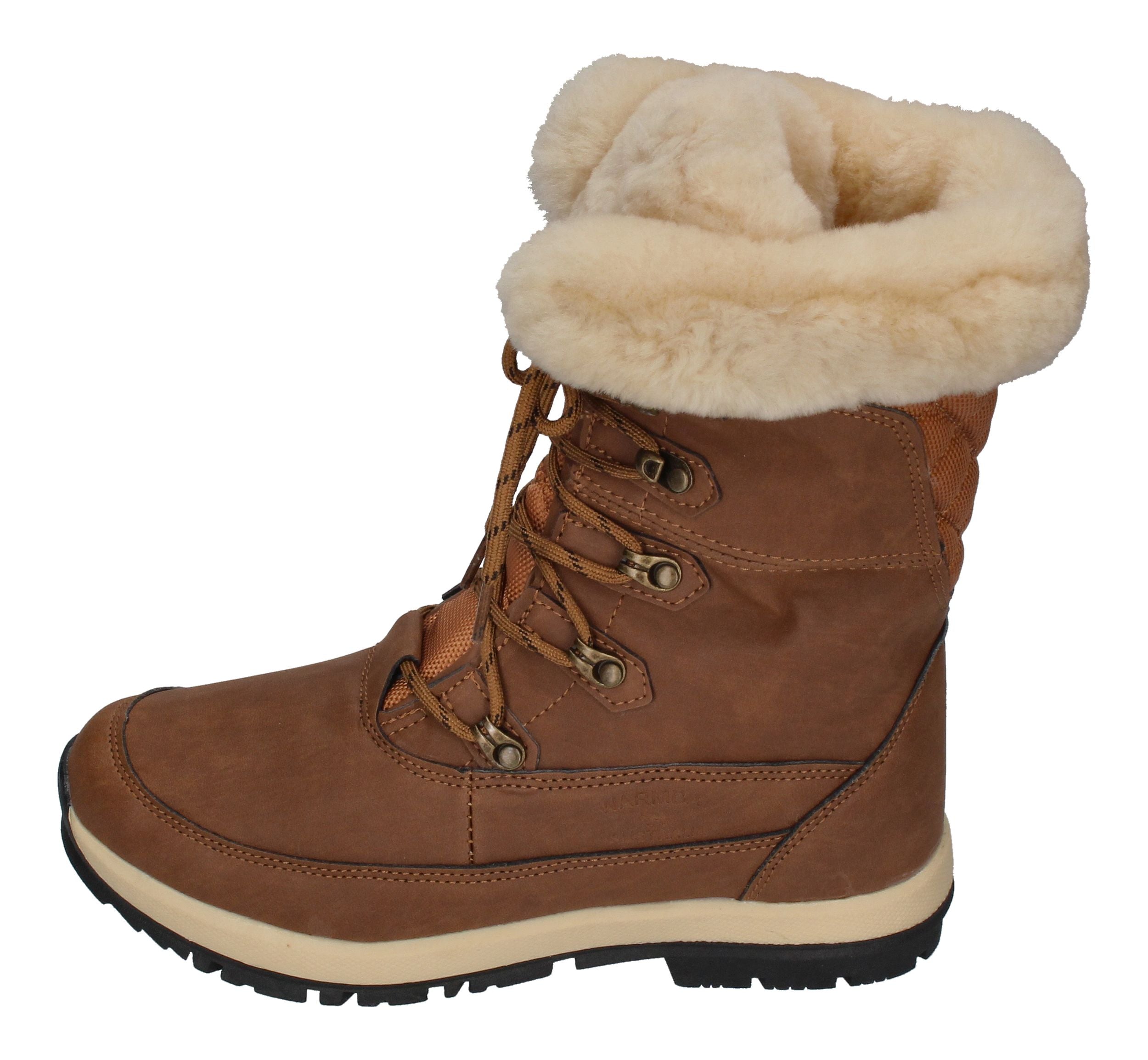 WARMBAT Damenschuhe Outdoorboot HOTHAM - cognac