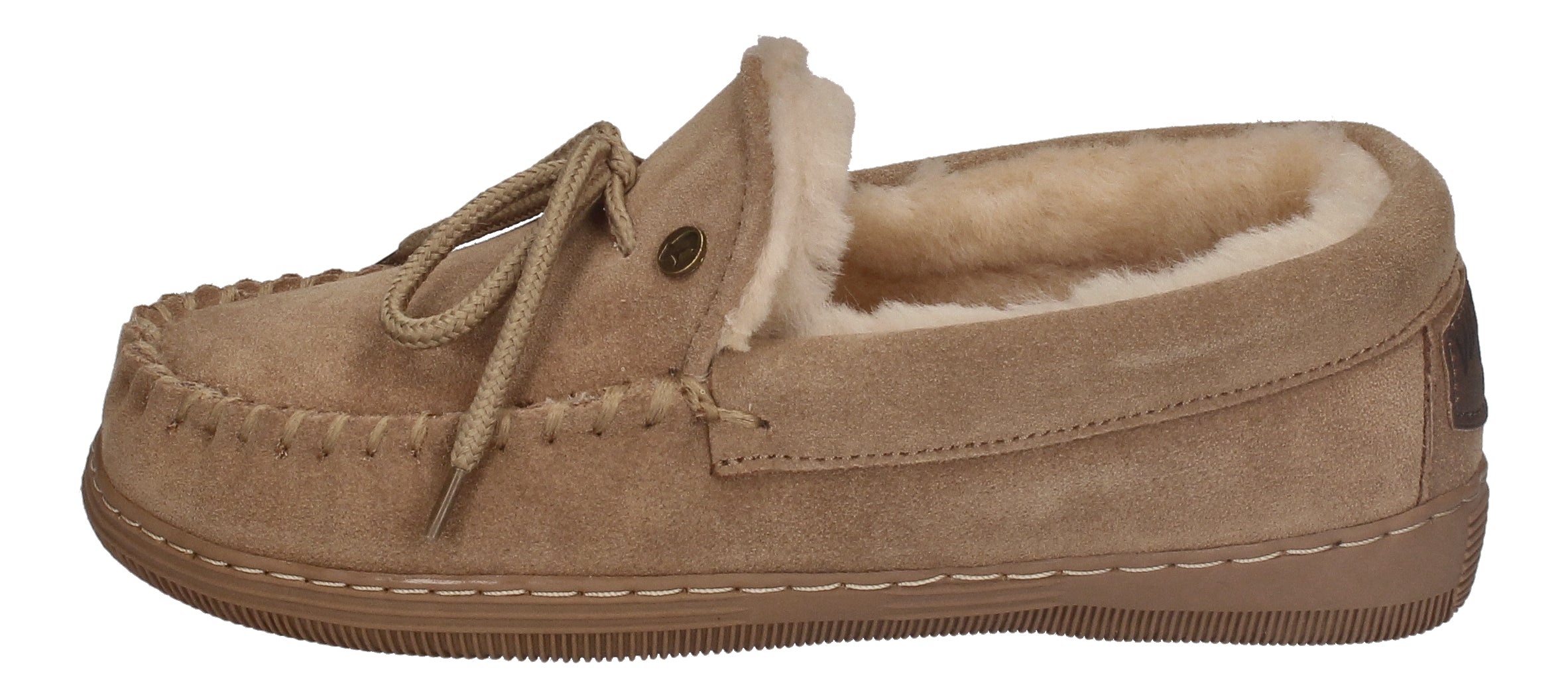 WARMBAT Damenschuhe Hausschuhe KOALA SUEDE - camel-1