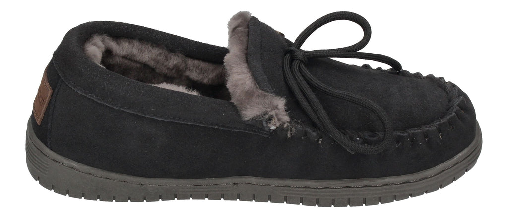 WARMBAT Damenschuhe Hausschuhe KOALA SUEDE - charcoal