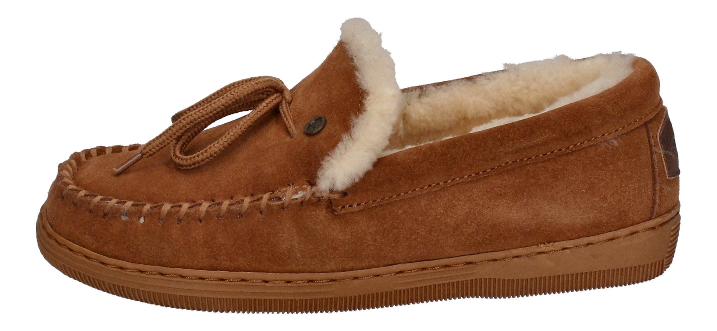 WARMBAT Damenschuhe Hausschuhe KOALA SUEDE - cognac-1