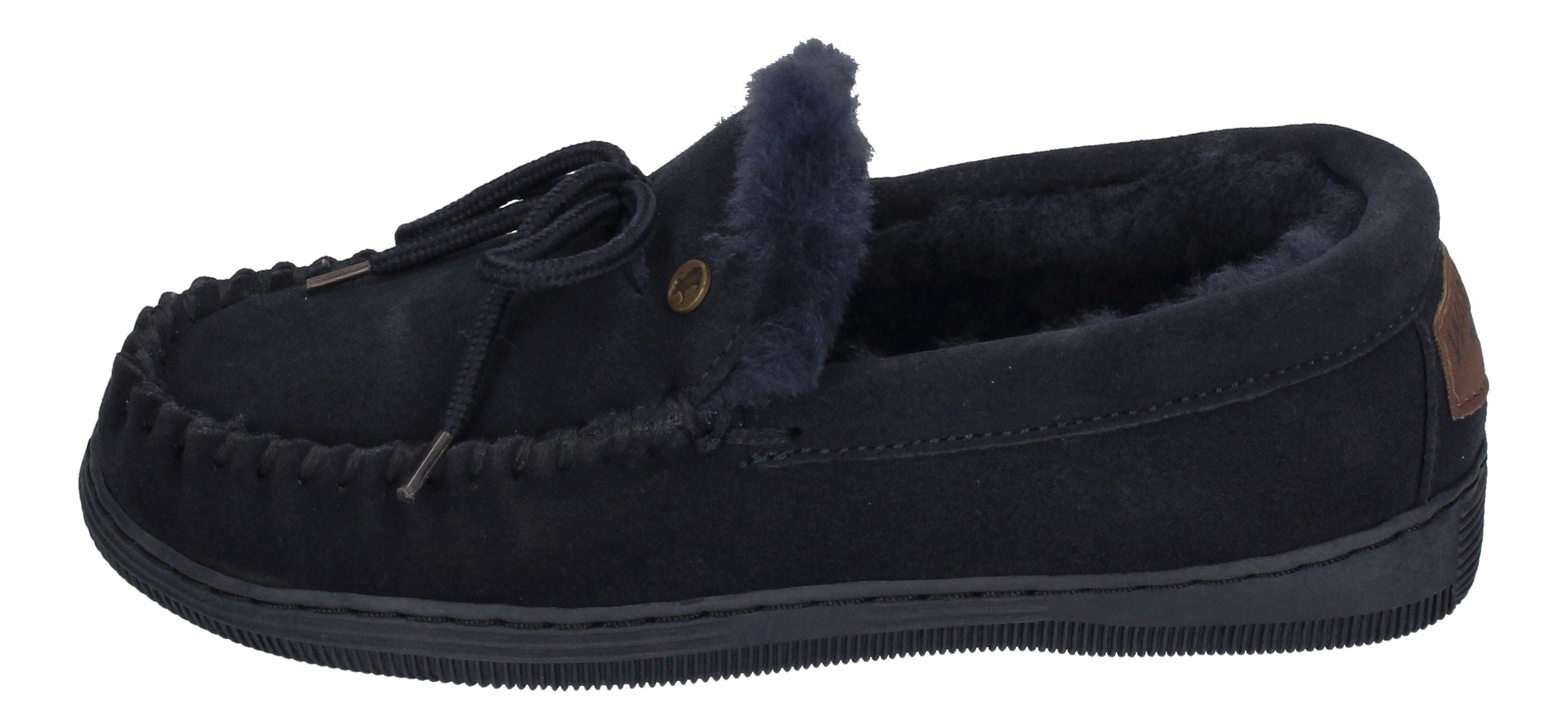 WARMBAT Damenschuhe Hausschuhe KOALA SUEDE - navy-1