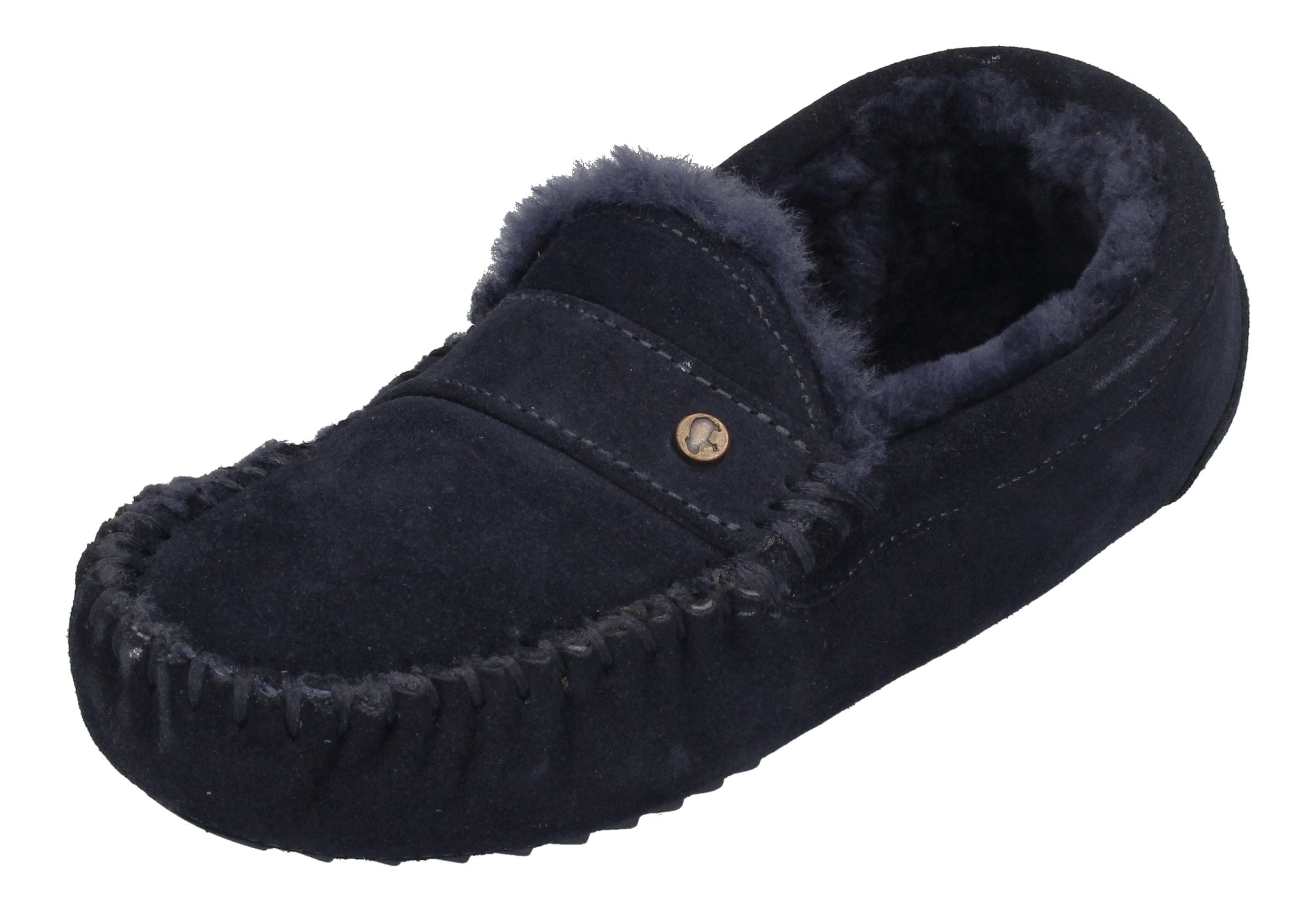WARMBAT Damenschuhe Hausschuhe NOWRA SUEDE - dark navy