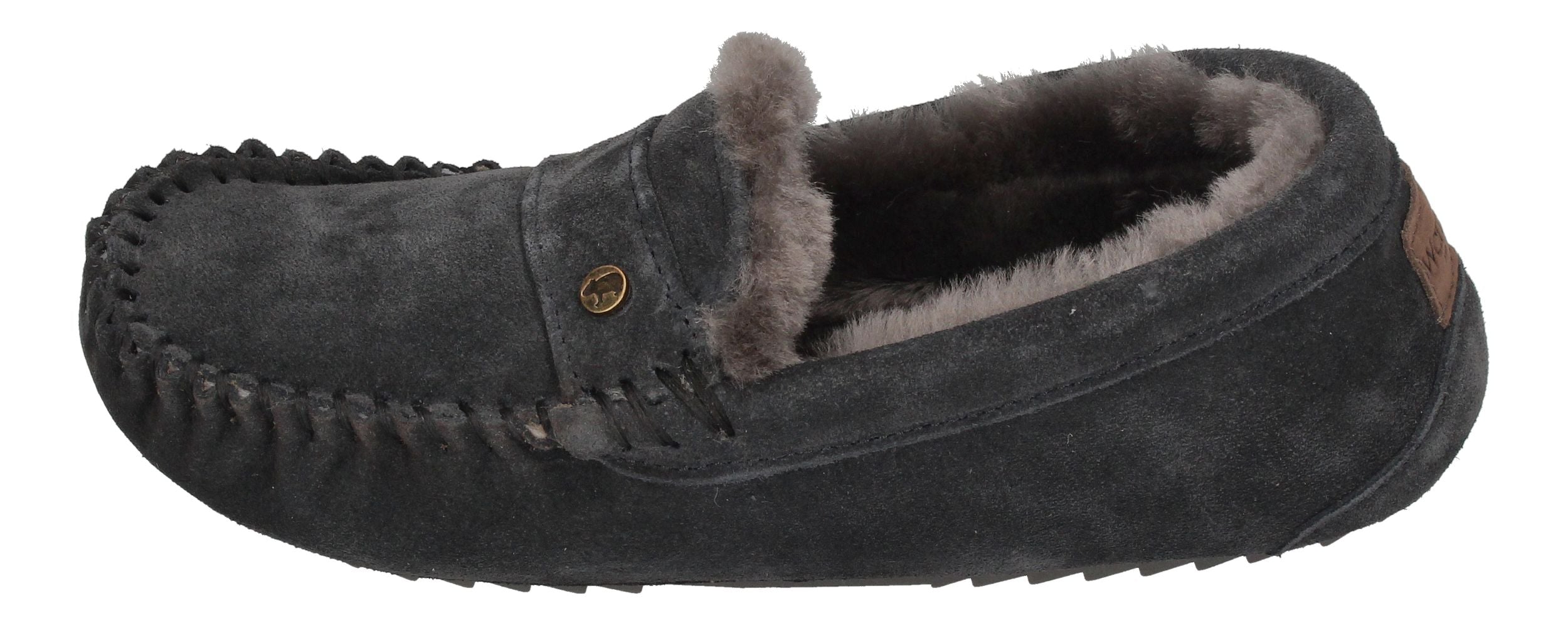 WARMBAT Damenschuhe Hausschuhe NOWRA SUEDE - charcoal