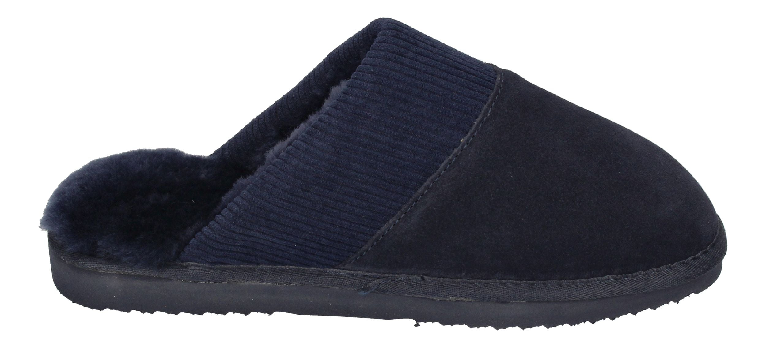 WARMBAT Herren Lammfell Hausschuhe - PERTH - dark navy-3