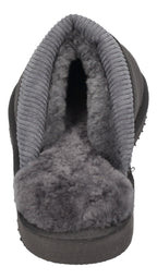 WARMBAT Herren Lammfell Hausschuhe - PERTH - dark grey-4