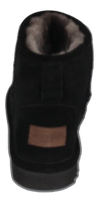 WARMBAT Damenschuhe Schaffell Booties WALLABY - black-4