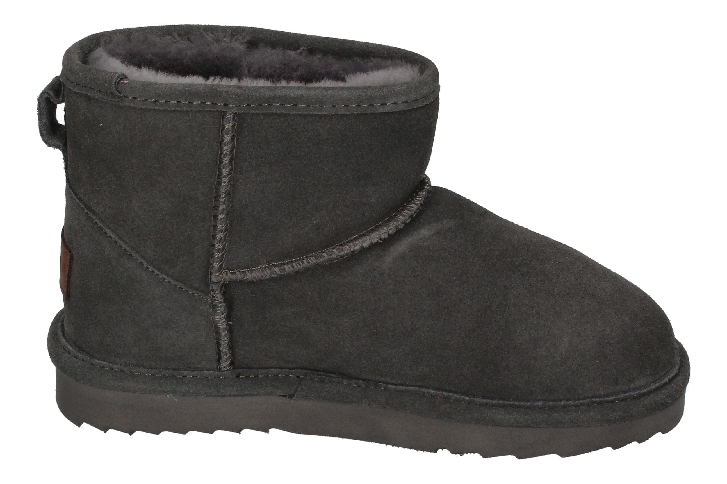 WARMBAT Damenschuhe Schaffell Booties WALLABY - dk grey-3