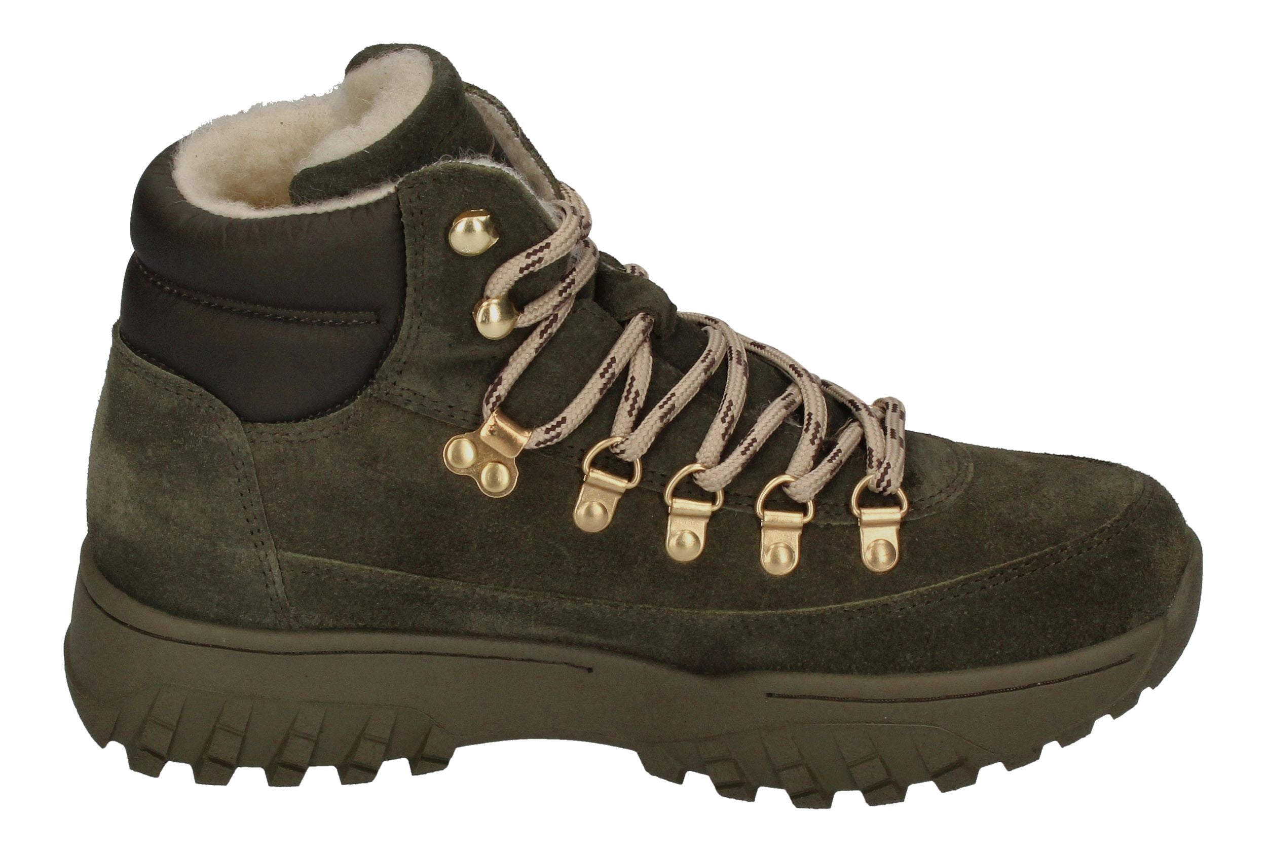 WODEN Damen Boots - IRIS TRACK SUEDE - moss-3